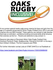 Oaks Rugby Inclusive
