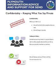 Confidentiality Easy Read