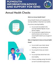 Annual Health Checks Easy Read